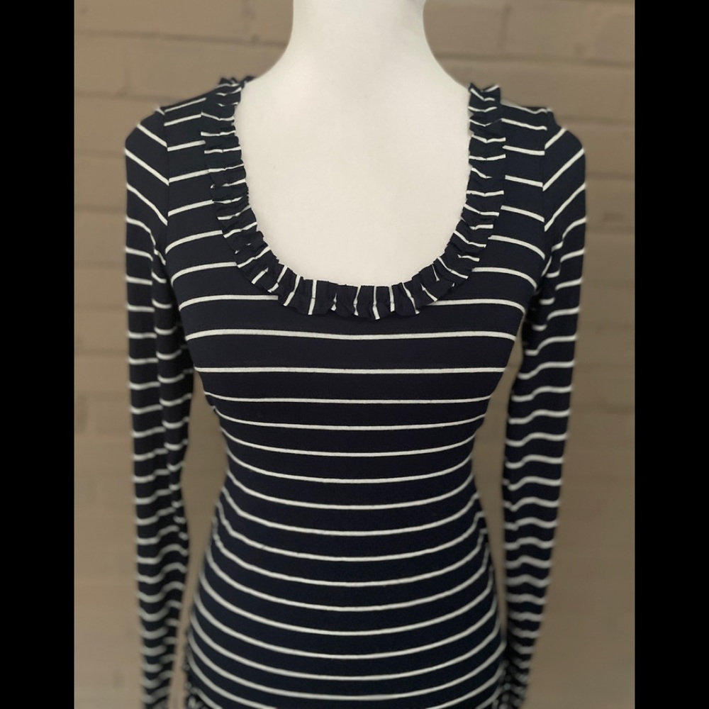 Bailey 44 Navy & White Dress M - Picture 8 of 14